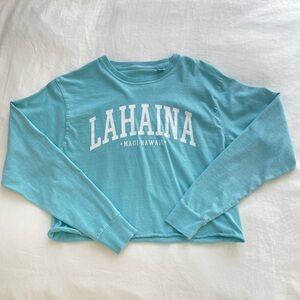 Women’s Cropped Long Sleeve Shirt